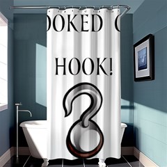 Hooked On Hook! Shower Curtain 36  X 72  (stall)  by badwolf1988store