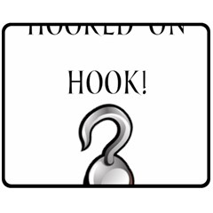 Hooked On Hook! Double Sided Fleece Blanket (medium)  by badwolf1988store