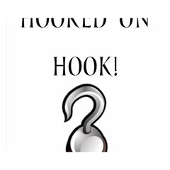 Hooked On Hook! Double Sided Flano Blanket (small)  by badwolf1988store