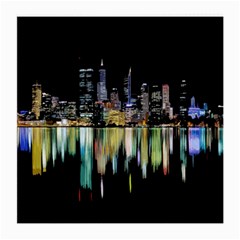 City Panorama Medium Glasses Cloth (2-side) by Valentinaart