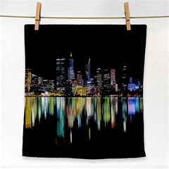 City Panorama Face Towel by Valentinaart