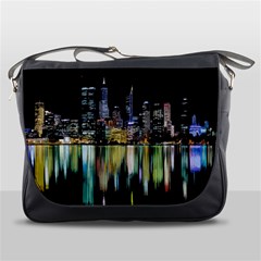 City Panorama Messenger Bags by Valentinaart