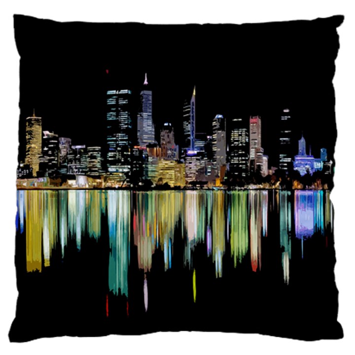 City panorama Large Cushion Case (One Side)