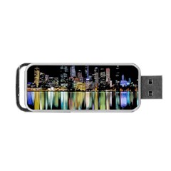 City Panorama Portable Usb Flash (one Side) by Valentinaart