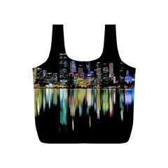 City Panorama Full Print Recycle Bags (s)  by Valentinaart