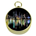 City panorama Gold Compasses Front