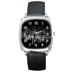 City Panorama Square Metal Watch by Valentinaart