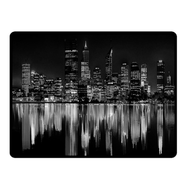 City panorama Fleece Blanket (Small)