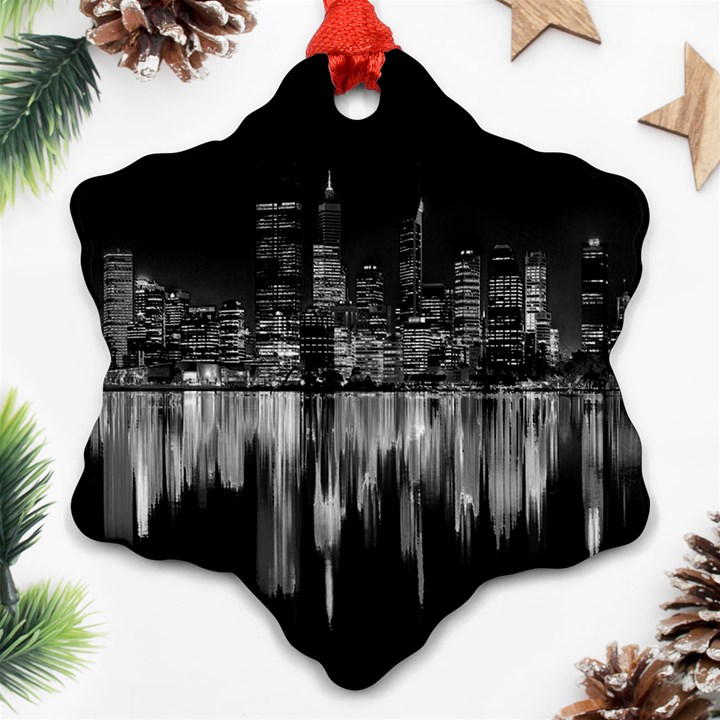 City panorama Ornament (Snowflake)