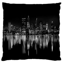 City Panorama Standard Flano Cushion Case (one Side) by Valentinaart