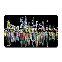 City Panorama Magnet (rectangular) by Valentinaart