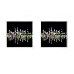 City Panorama Cufflinks (square) by Valentinaart