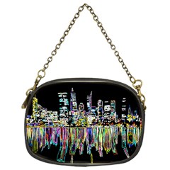 City Panorama Chain Purses (one Side)  by Valentinaart