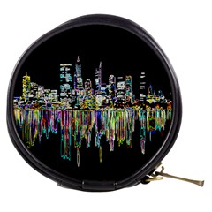 City Panorama Mini Makeup Bags by Valentinaart