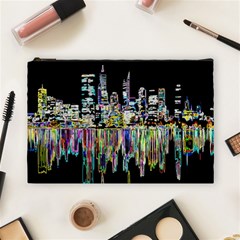 City Panorama Cosmetic Bag (large)  by Valentinaart