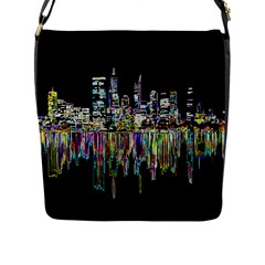 City Panorama Flap Messenger Bag (l)  by Valentinaart