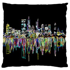 City Panorama Standard Flano Cushion Case (two Sides) by Valentinaart