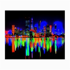 City Panorama Small Glasses Cloth (2-side) by Valentinaart