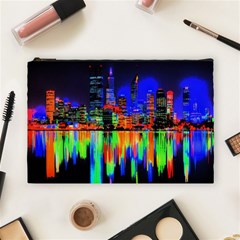 City Panorama Cosmetic Bag (large)  by Valentinaart