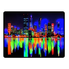 City Panorama Fleece Blanket (small) by Valentinaart