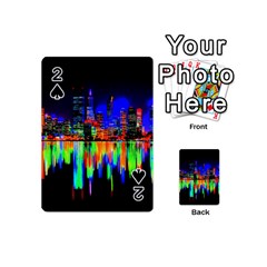 City Panorama Playing Cards 54 (mini)  by Valentinaart