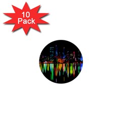 City Panorama 1  Mini Magnet (10 Pack) 