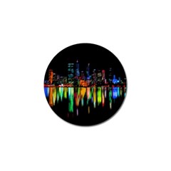 City Panorama Golf Ball Marker (4 Pack) by Valentinaart