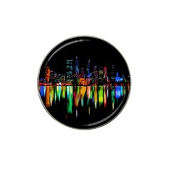 City Panorama Hat Clip Ball Marker by Valentinaart