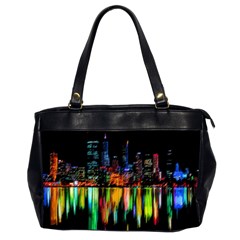 City Panorama Office Handbags (2 Sides)  by Valentinaart