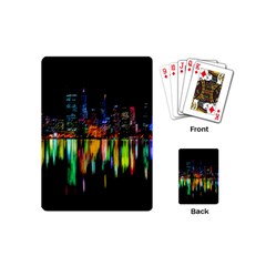 City Panorama Playing Cards (mini)  by Valentinaart