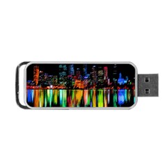 City Panorama Portable Usb Flash (one Side) by Valentinaart