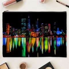 City Panorama Cosmetic Bag (xxxl)  by Valentinaart