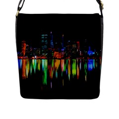 City Panorama Flap Messenger Bag (l)  by Valentinaart