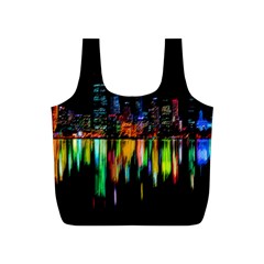 City Panorama Full Print Recycle Bags (s)  by Valentinaart