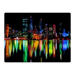 City Panorama Double Sided Flano Blanket (mini)  by Valentinaart