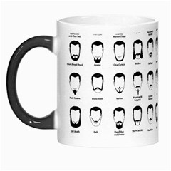 Beard Types Pattern Morph Mugs by Valentinaart