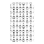 Beard types pattern Memory Card Reader Front