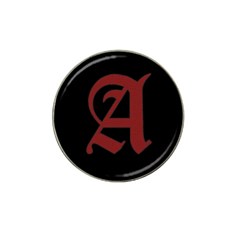 The Scarlet Letter Hat Clip Ball Marker (4 Pack) by Valentinaart