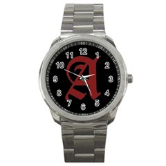 The Scarlet Letter Sport Metal Watch by Valentinaart