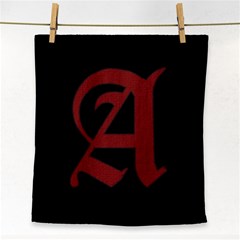 The Scarlet Letter Face Towel by Valentinaart