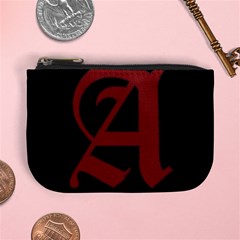 The Scarlet Letter Mini Coin Purses by Valentinaart