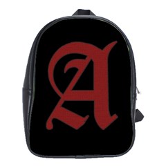 The Scarlet Letter School Bags(large)  by Valentinaart