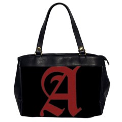 The Scarlet Letter Office Handbags (2 Sides)  by Valentinaart