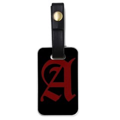 The Scarlet Letter Luggage Tags (one Side)  by Valentinaart