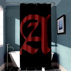 The Scarlet Letter Shower Curtain 36  X 72  (stall)  by Valentinaart