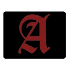 The Scarlet Letter Double Sided Fleece Blanket (small)  by Valentinaart