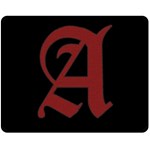 The Scarlet Letter Double Sided Fleece Blanket (Medium)  58.8 x47.4  Blanket Back