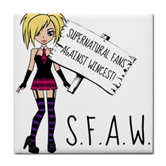 S F A W  Tile Coasters by badwolf1988store