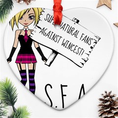 S F A W  Ornament (heart) by badwolf1988store