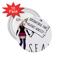 S F A W  2 25  Buttons (10 Pack) 